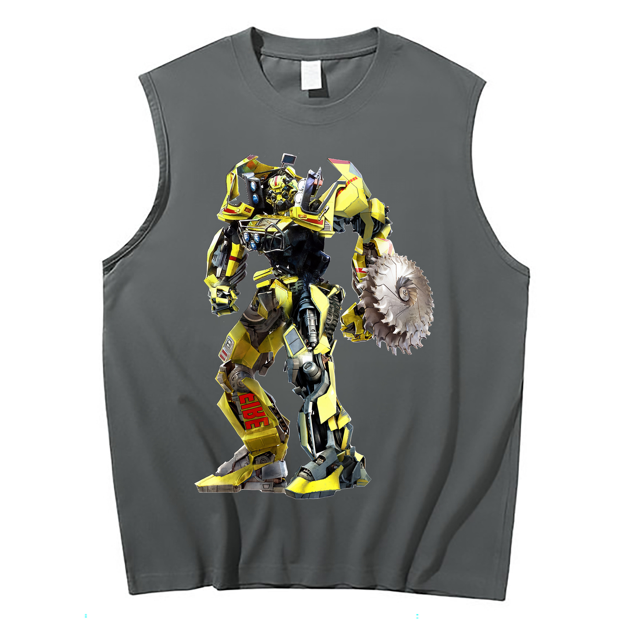 （画像用） Transformers トランスフォーマー コットン100％タンクトップ（フロントプリント）